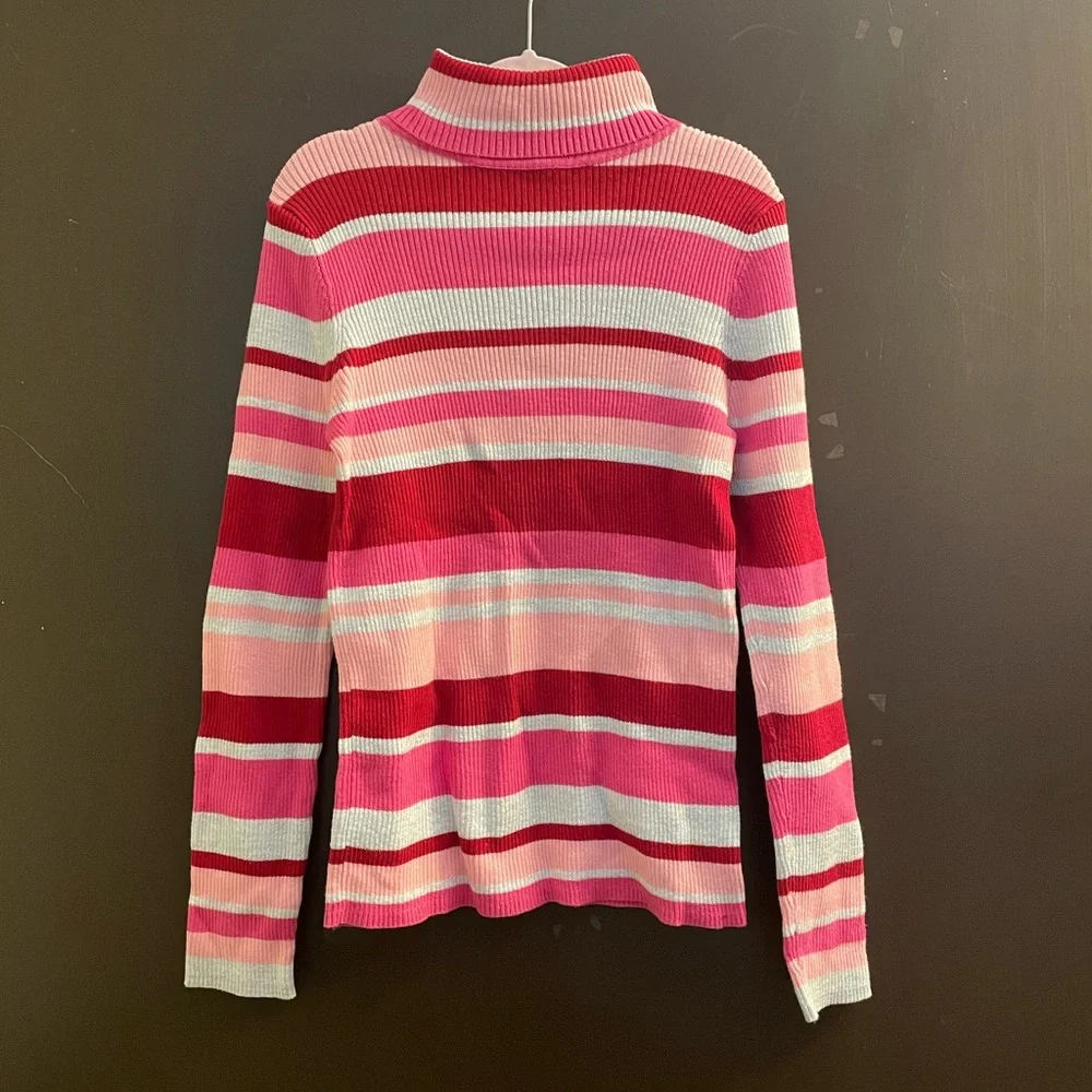 🐠2/$20 greendog Striped Turtleneck Sweater